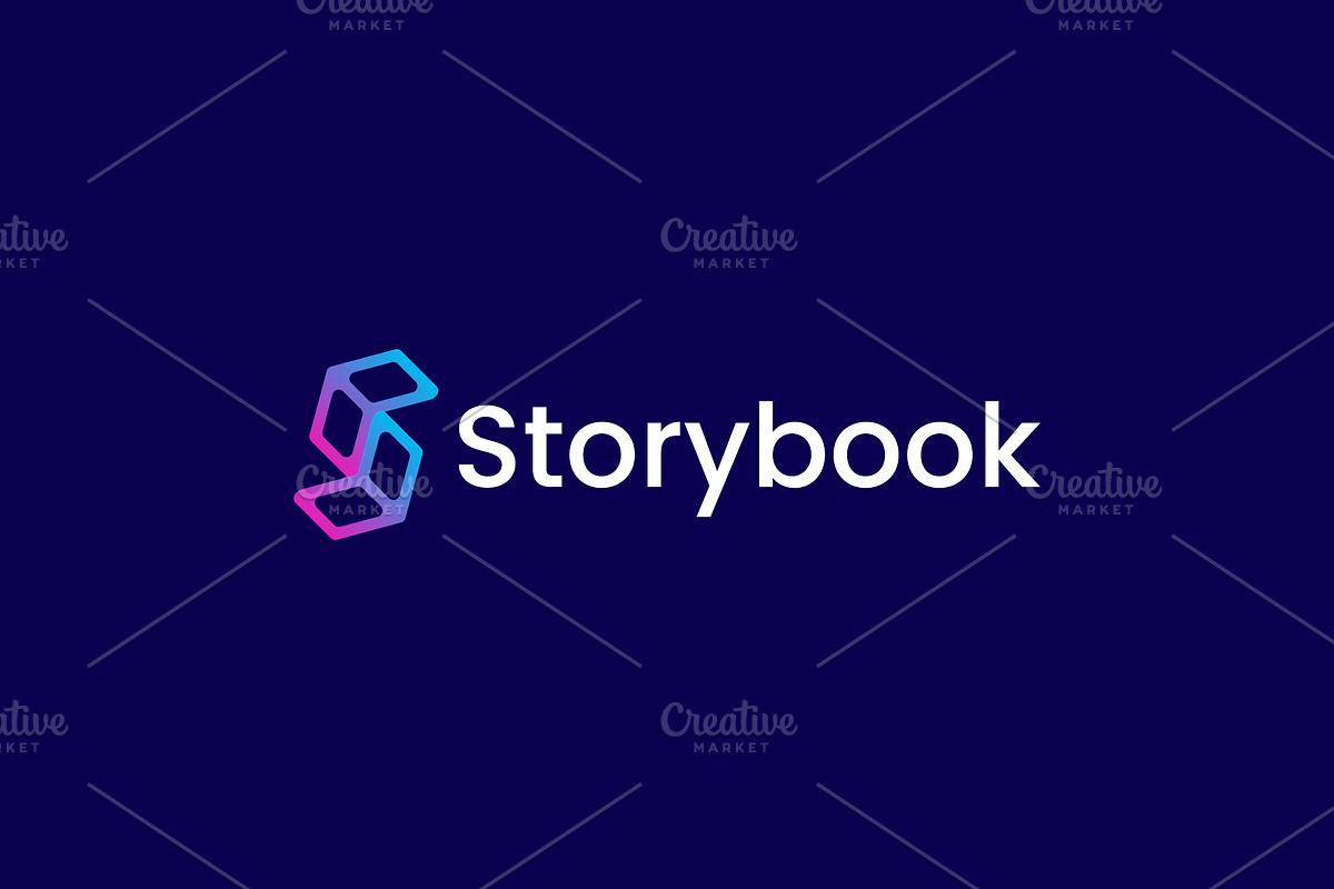 Storybook - S letter modern logo, a Branding & Logo Template by Logodesignpond (Photo 3 of 4)