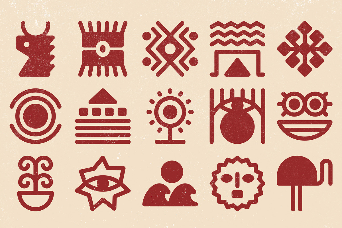Ancient Folk Icons Vol 2, an Outline Icon by Tekuni (Photo 4 of 11)