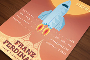 Launch Event Rocket Poster