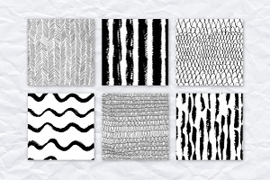 26 Ink Effect Seamless Patterns