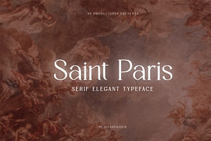 Saint Paris - Elegant Serif Typeface