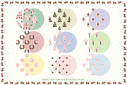 Pink Gingerbread Seamless Patterns, a Pattern Graphic by Euonia Meraki (Thumbnail 6 of 11)