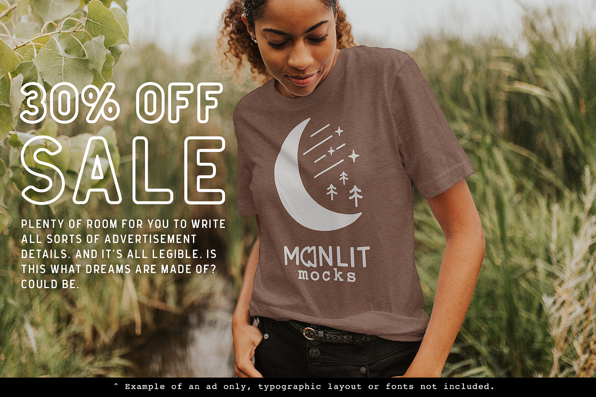 Bella Canvas 3001 T-shirt Model, a Shirt Mockup by Moonlit Mocks (Photo 5 of 6)