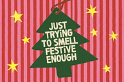 PEPPERMINT PORCH | FESTIVE FONT, a Font by Maria Feliz Fonts (Thumbnail 6 of 9)