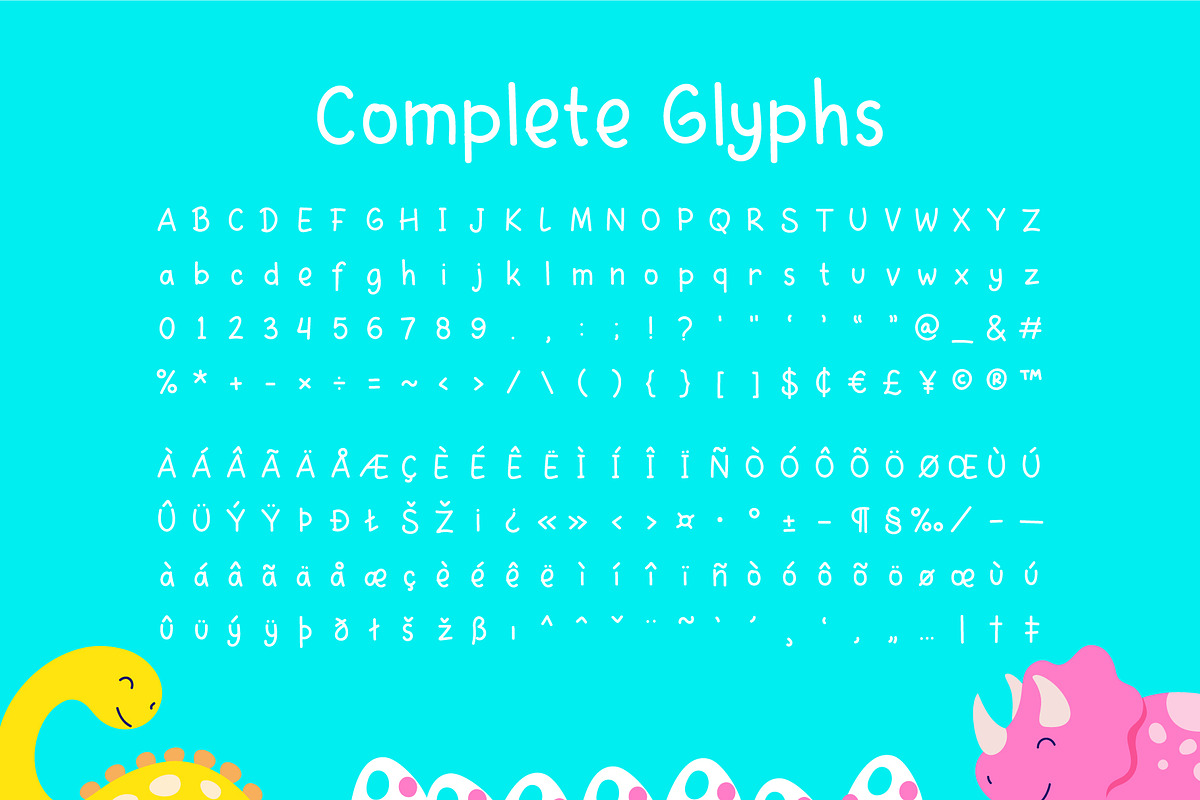 Dinomik fun comic font, a Font by Mightyfire (Photo 4 of 5)