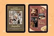 5 Birthday Photo Collage Templates, a Templates & Theme by TemplateCastleStore (Thumbnail 2 of 9)