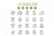 Animal Friends Clipart, an Animal Illustration by Palau (Thumbnail 9 of 10)