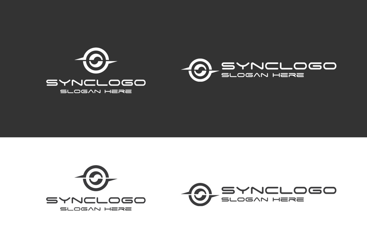 Sync Logo Template, a Branding & Logo Template by dien96