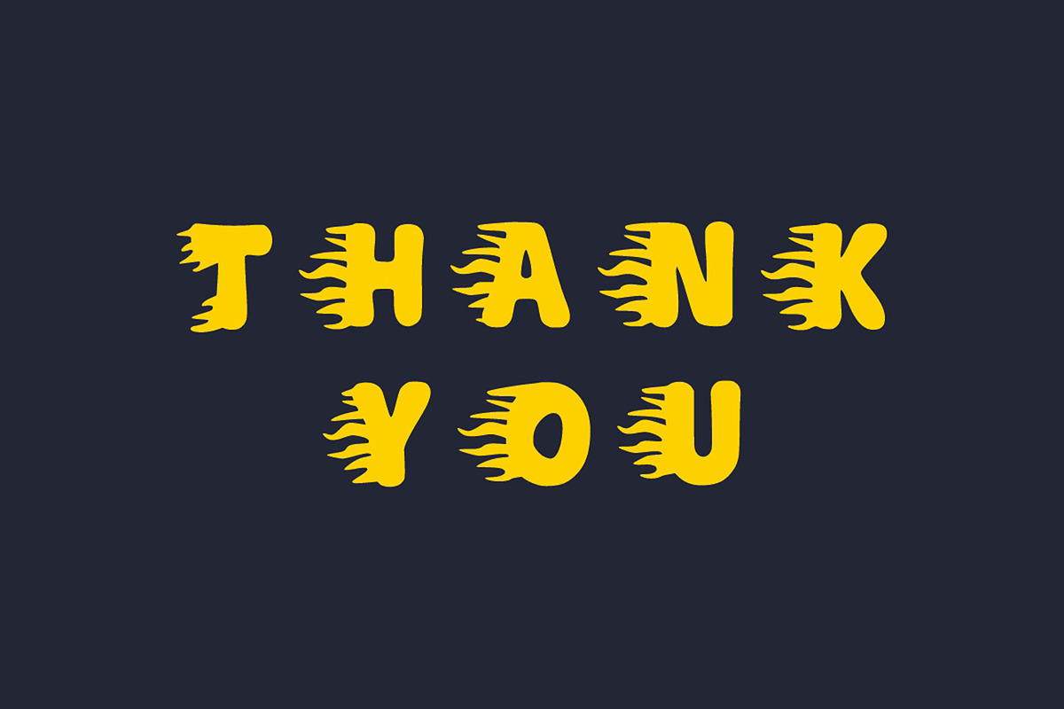 Fire Blaze - Flame Font, a Font by Fourteen Letter (Photo 9 of 9)