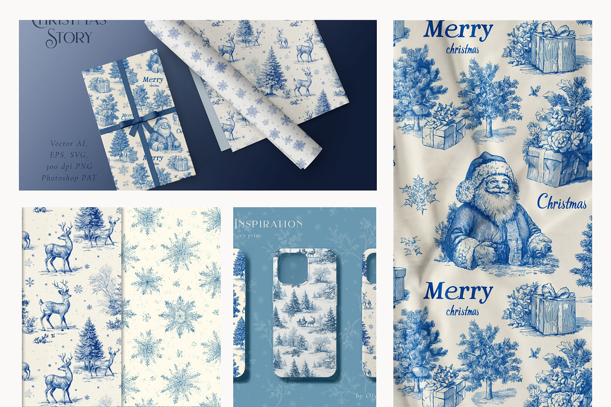 700+ Seamless Patterns Bundle, a Pattern Graphic by Olya Creative (Photo 34 of 56)
