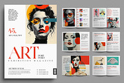 Minimal Art Exhibition Catalog, a Brochure Template by ContestDesign (Thumbnail 1 of 3)