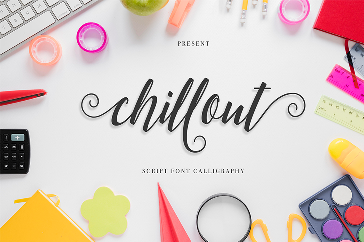 Chillout Script Font, a Script Font by Graphic Deal (Photo 9 of 9)