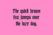Black Madness, a Blackletter Font by Mirco Zett (Thumbnail 4 of 7)