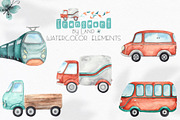 Watercolor Transport by land, an Object Graphic by Ana-Sakuta (Thumbnail 20 of 22)
