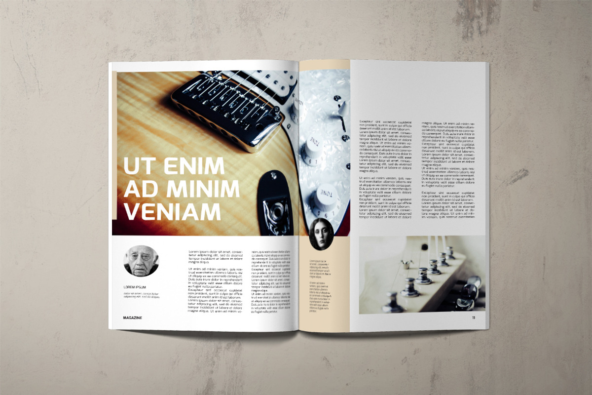 Magazine template, a Magazine Template by Alejik (Photo 6 of 12)
