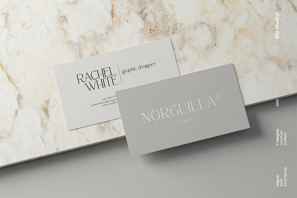 Miguel, a Serif Font by din-studio.com (Photo 4 of 11)