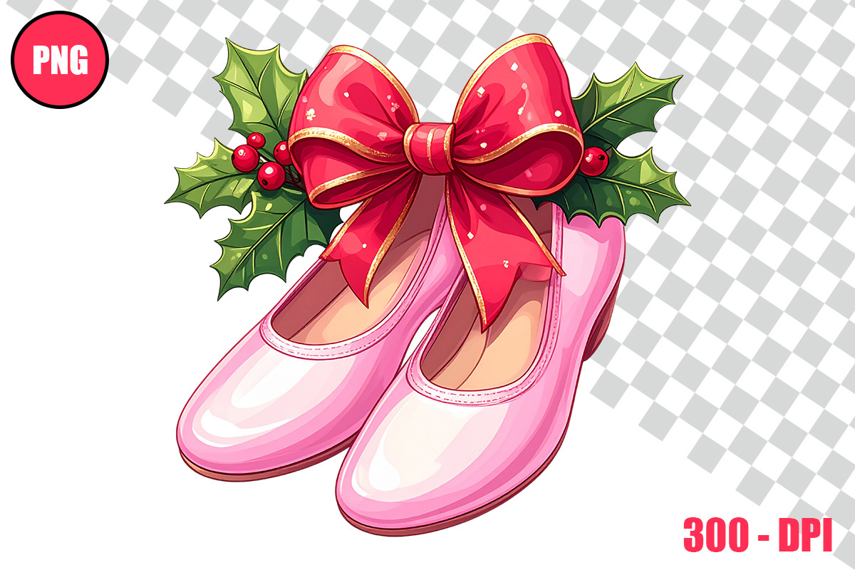 Christmas Ballet Slippers Cliparts, a Person Illustration by taramija (Photo 20 of 26)