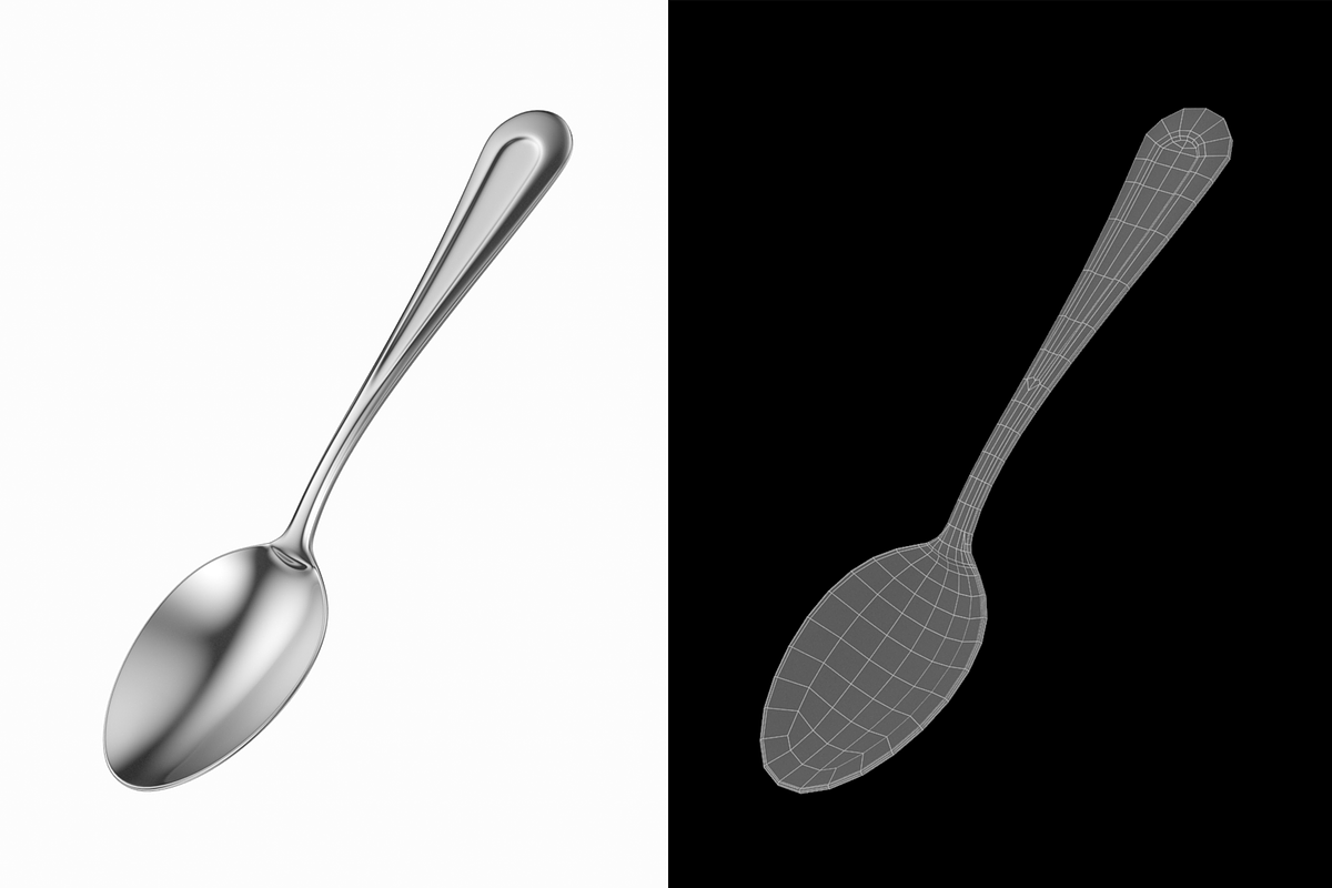 Table Dinner Spoon Classic Cutlery, an Object 3D Model by VK Studio (Photo 2 of 8)