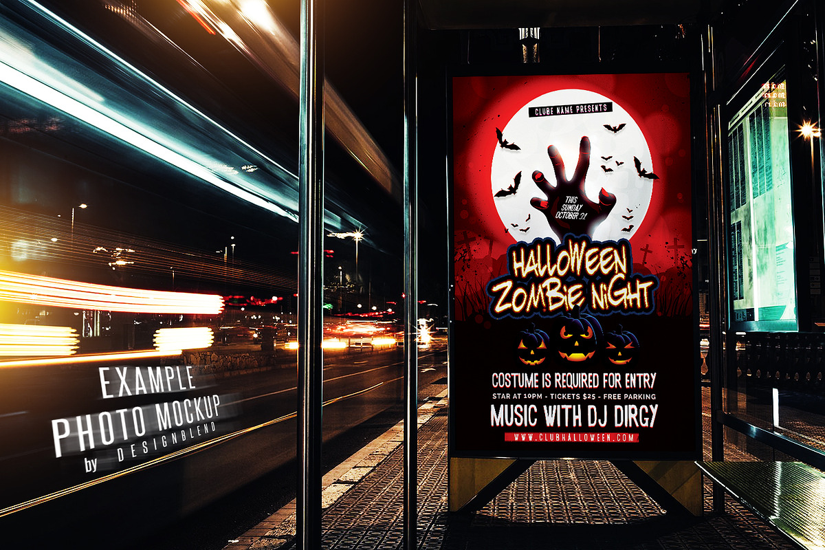 Halloween Night Flyer Template, a Flyer Template by designblends@gmail.com (Photo 3 of 3)