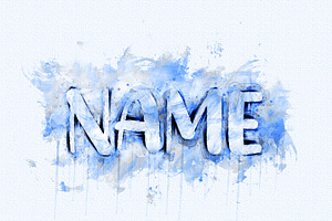 Watercolor Text Paint Plugin