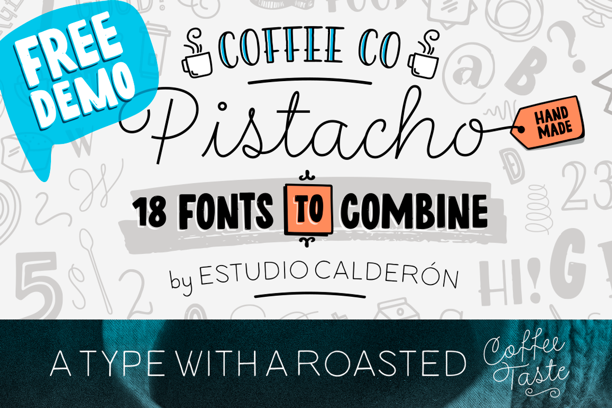 Pistacho Typefamily