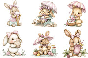 Whimsical Summer Bunny, an Illustration by Designking (Thumbnail 5 of 5)