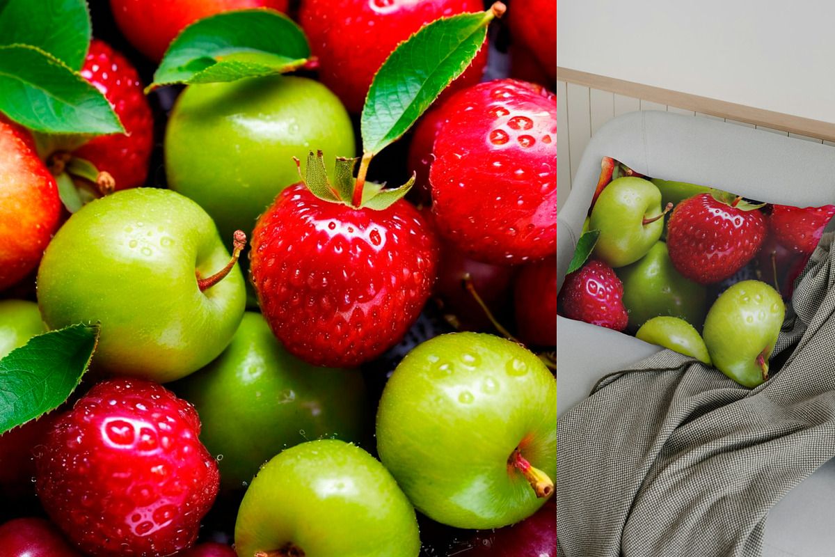 SET Fruit Composition Background, a Background Graphic by IrySha (Photo 5 of 11)