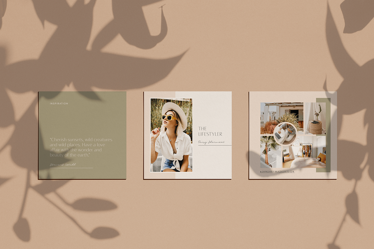 The Lifestyler | Instagram Pack, a Social Media Template by January Made Design (Photo 6 of 7)