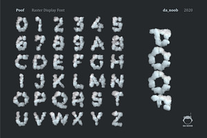 POOF - Raster Sans Serif Type.