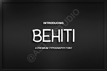 Behiti - Luxury Modern Serif Font fo
