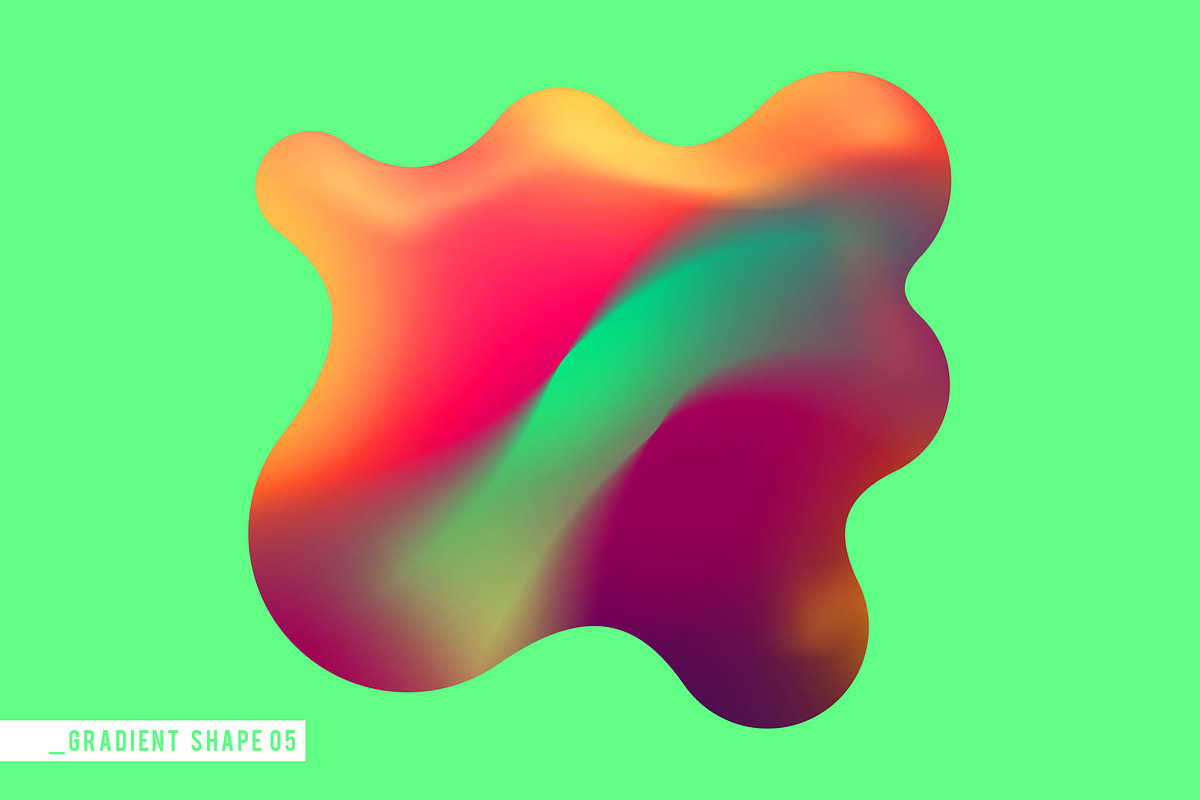 CLASH | Vibrant Shapes & Gradients, a Texture Graphic by CUDOS (Photo 16 of 28)