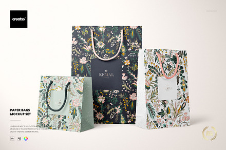 Paper Bags Mockup Set