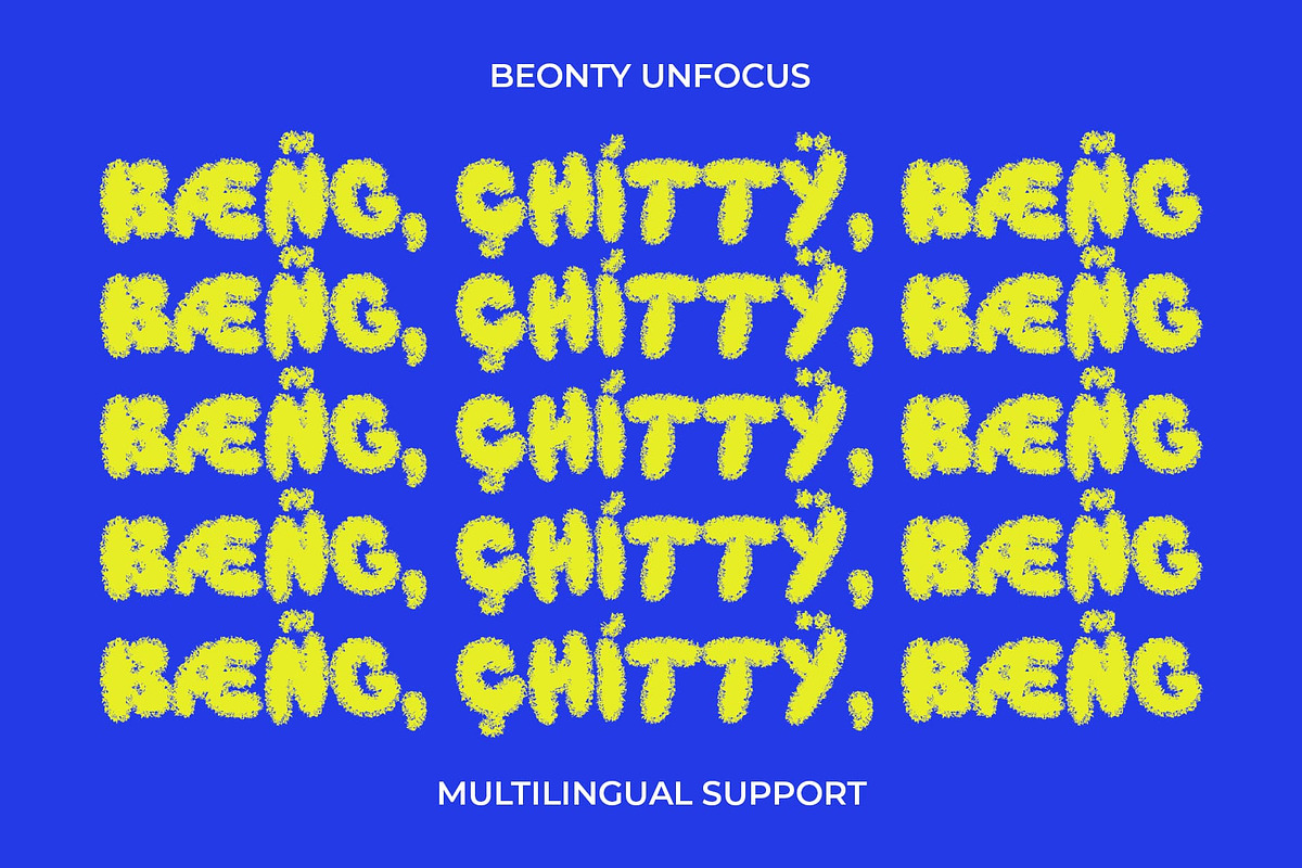 Beonty Unfocus, a Sans Serif Font by Craft Supply Co. (Photo 5 of 8)