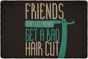 Barber Shop Typeface, a Symbol Font by VozzyStock (Thumbnail 5 of 5)