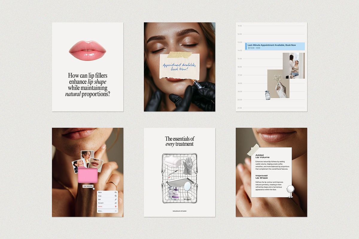 2026 Botox and Filler Instagram, a Social Media Template by Wildnun Studio (Photo 11 of 13)