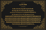 Ringer Luctor Decorative Display, a Blackletter Font by Denustudios (Thumbnail 12 of 12)