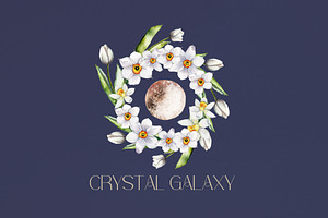 CRYSTAL GALAXY-watercolor Set