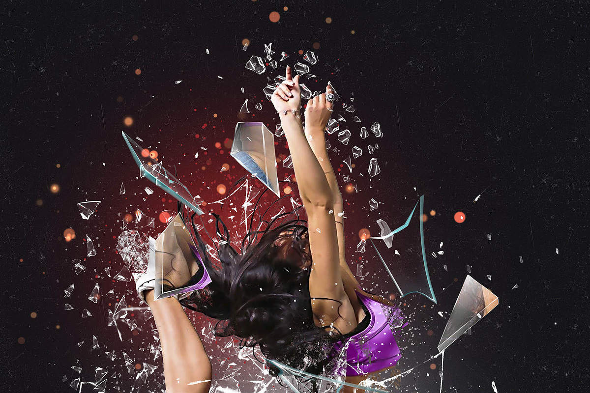 Broken Glass Photo Effect Bundle, an Action Add-On by Photoshop Action (Photo 20 of 25)