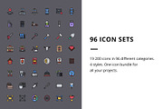 20 000 GRUS Icons. 4 Syles, an Icon by Last Spark (Thumbnail 4 of 10)
