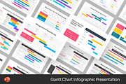 Gantt Chart Infographic Powerpoint, a Presentation Template by Fit-tee (Thumbnail 1 of 2)