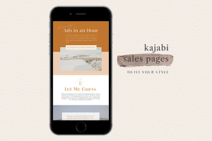 Sedona - Kajabi Sales Page Template