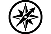 Compass & Navigation Vector Icons, a Technology Illustration by abu67222 (Thumbnail 7 of 13)