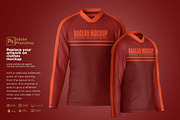 T-Shirt V-Neck Raglan L Mockup, a Shirt Mockup by Nanggroe Scripting (Thumbnail 2 of 6)