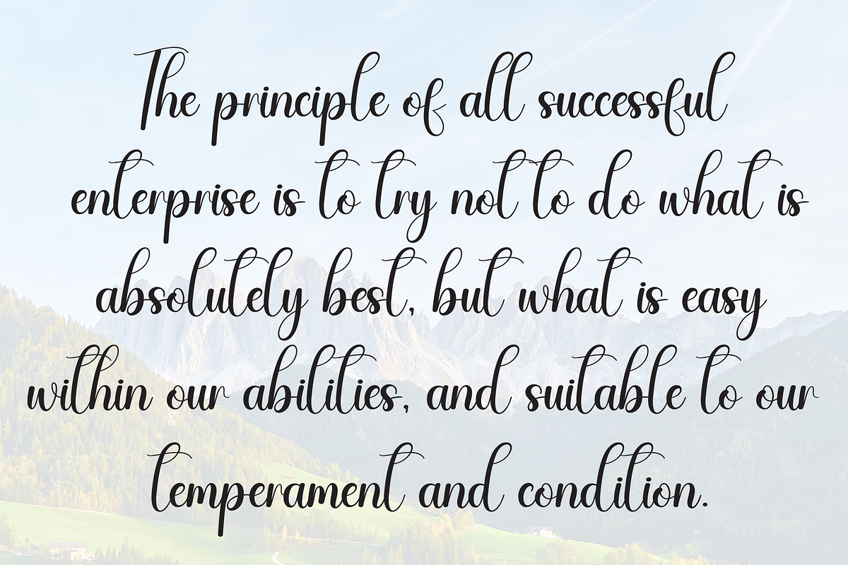 Happyday | Script Font, a Handwritten Font by Scratchones (Photo 6 of 9)