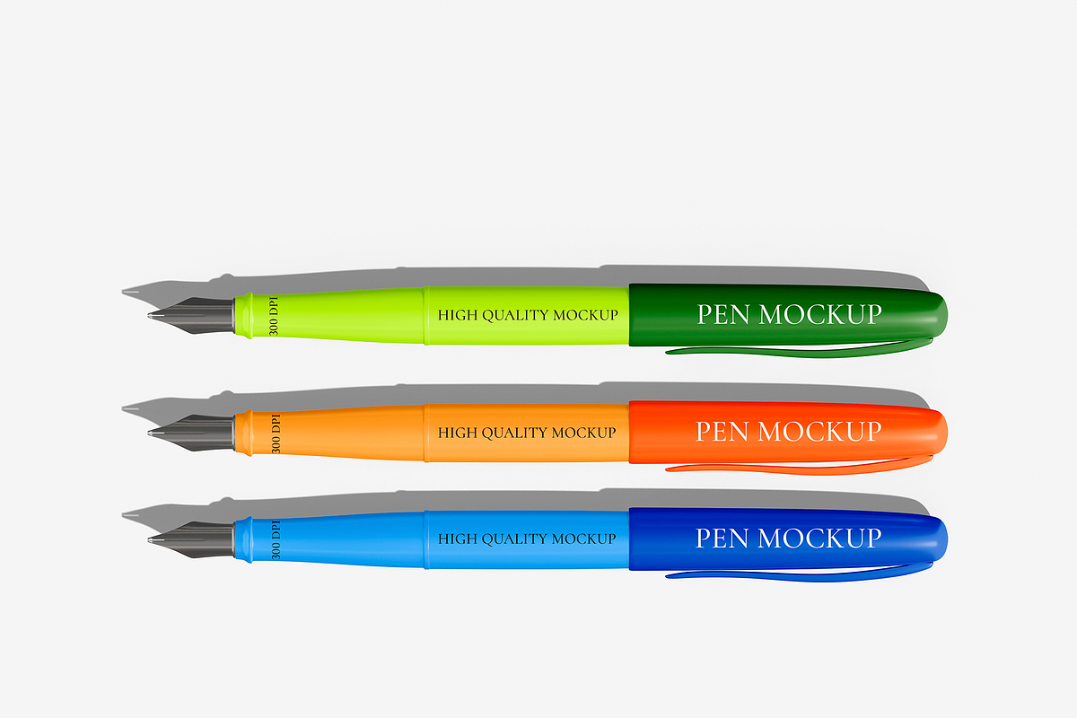 Pen Mockup, a Pens & Pencil Mockup by Bartama Graphic (Photo 2 of 3)