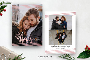 Christmas Card Template CC008