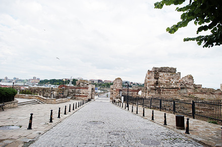 Ruins of the ancient old town Nesebar, Bulgaria., an Architecture Photo by AS photostudio