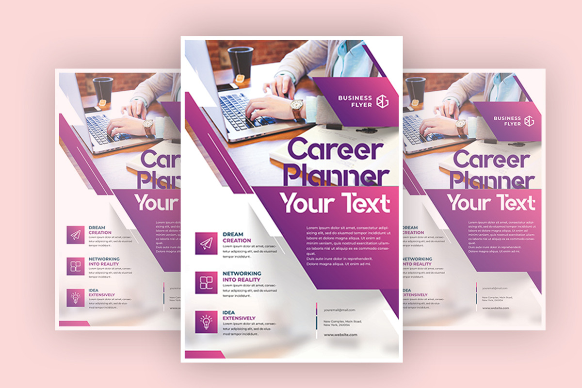 CAREER PLANNER, a Flyer Template by What a Story (Photo 2 of 2)