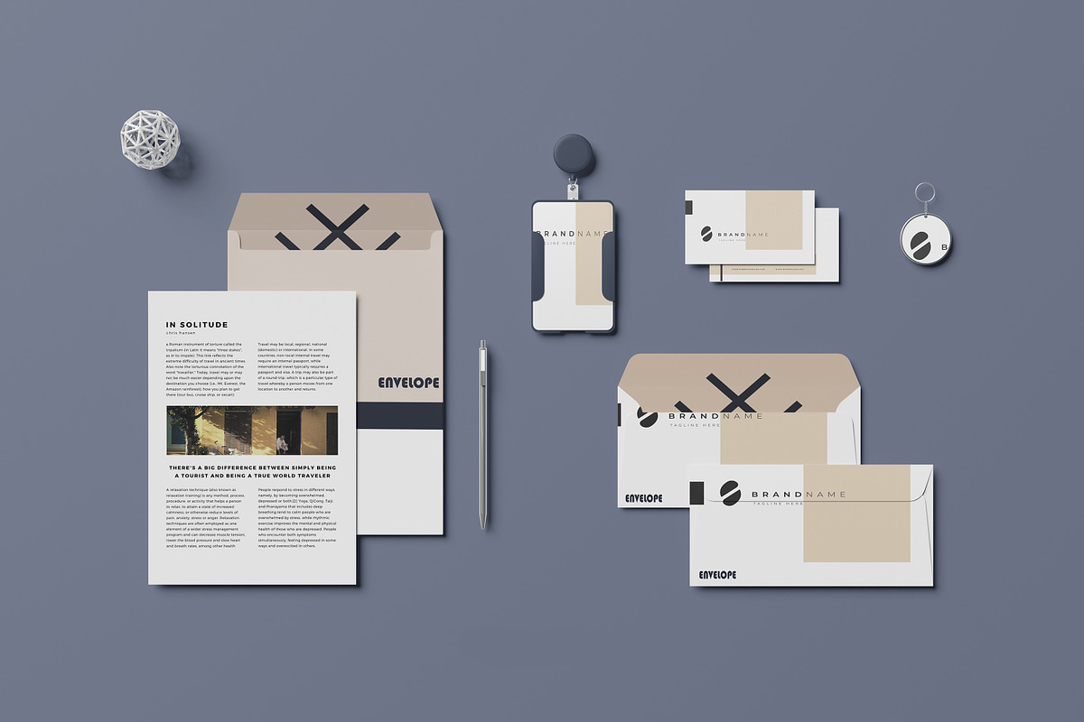 Minimal Corporate Stationery Mockup, a Stationery Template by graphicstory (Photo 9 of 9)