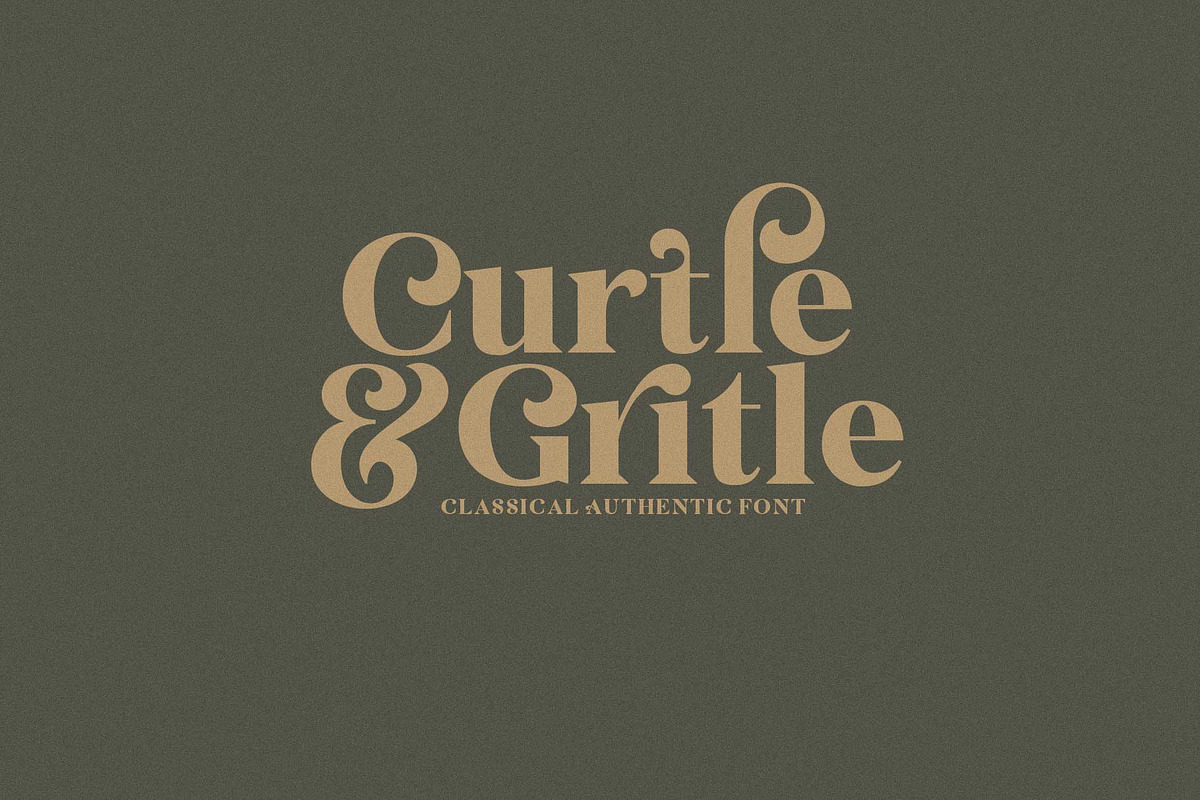 Classical Authentic Font preview 2